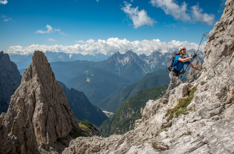 Klettersteig Roghel Cengia Gabriella via ferrata-3