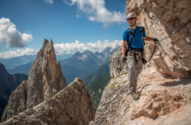 Klettersteig Roghel Cengia Gabriella via ferrata-4