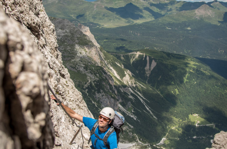 Klettersteig Roghel Cengia Gabriella via ferrata-7