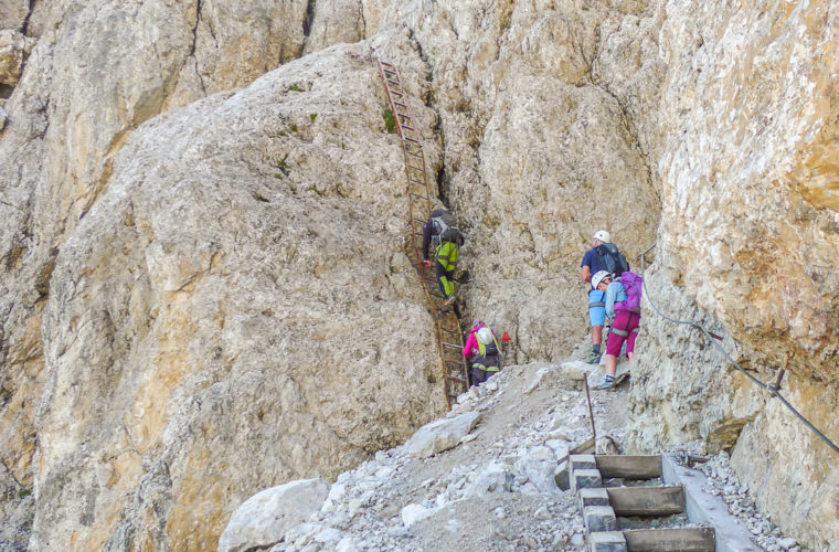 Klettersteig Rotwandspitze - via ferrata Croda Rossa-1