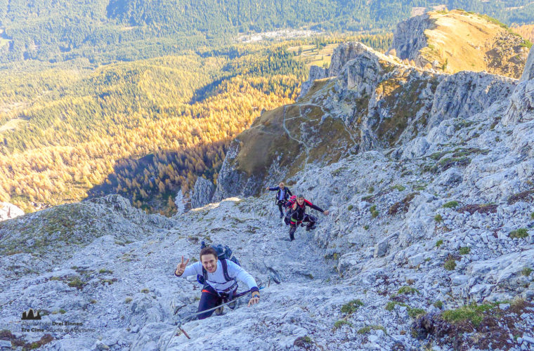 Klettersteig Rotwandspitze - via ferrata Croda Rossa-3