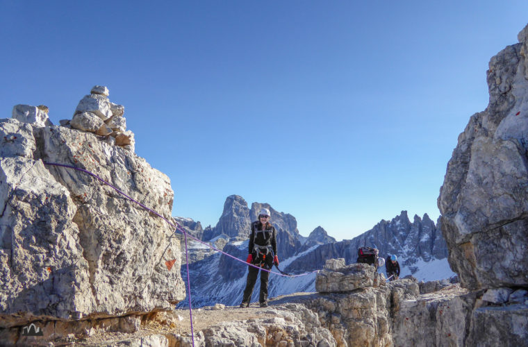 Klettersteig Toblinger Knoten - via ferrata Torre di Toblin-6