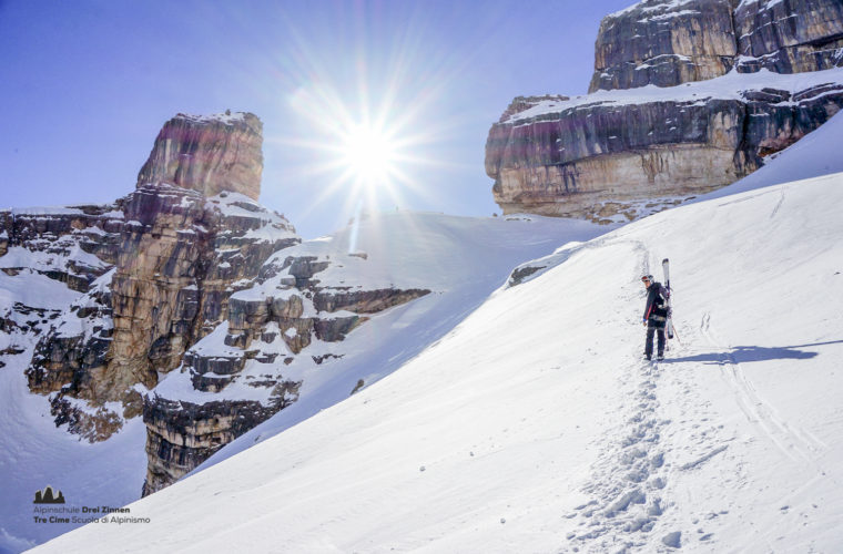 Skitour - sci d'alpinismo Drei Zinnen Tre Cime-14