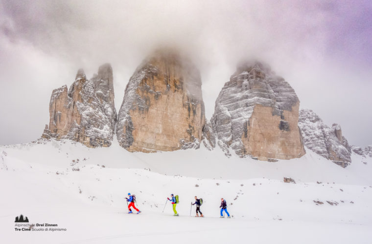 Skitour - sci d'alpinismo Drei Zinnen Tre Cime-28