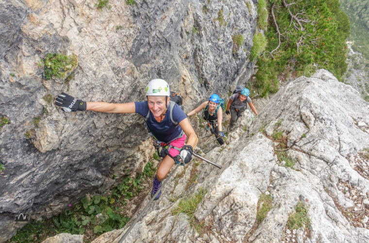 via ferrata Fiames-Strobl Klettersteig Alpinschule Drei Zinnen-1