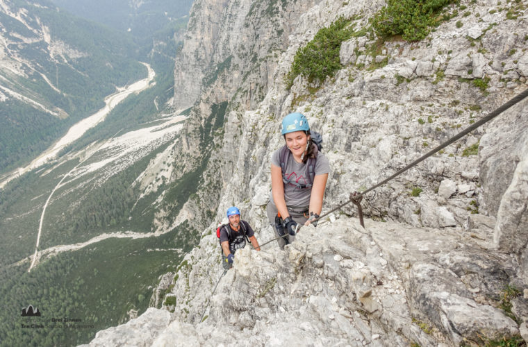 via ferrata Fiames-Strobl Klettersteig Alpinschule Drei Zinnen-10