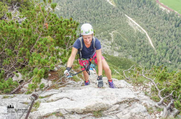 via ferrata Fiames-Strobl Klettersteig Alpinschule Drei Zinnen-2