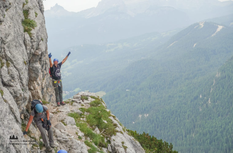 via ferrata Fiames-Strobl Klettersteig Alpinschule Drei Zinnen-4