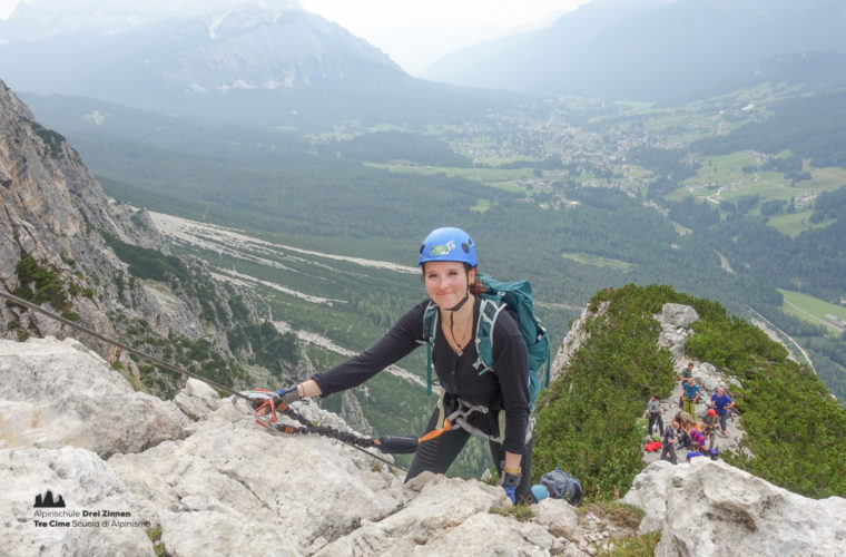 via ferrata Fiames-Strobl Klettersteig Alpinschule Drei Zinnen-7