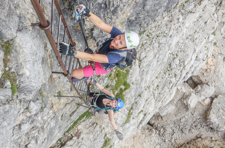 via ferrata Fiames-Strobl Klettersteig Alpinschule Drei Zinnen-8