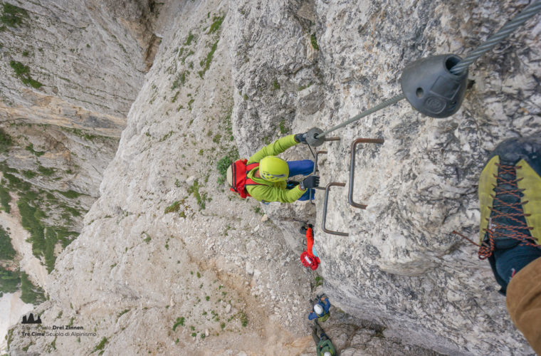 via ferrata sci club 18 Klettersteig Alpinschule Drei Zinnen (21)