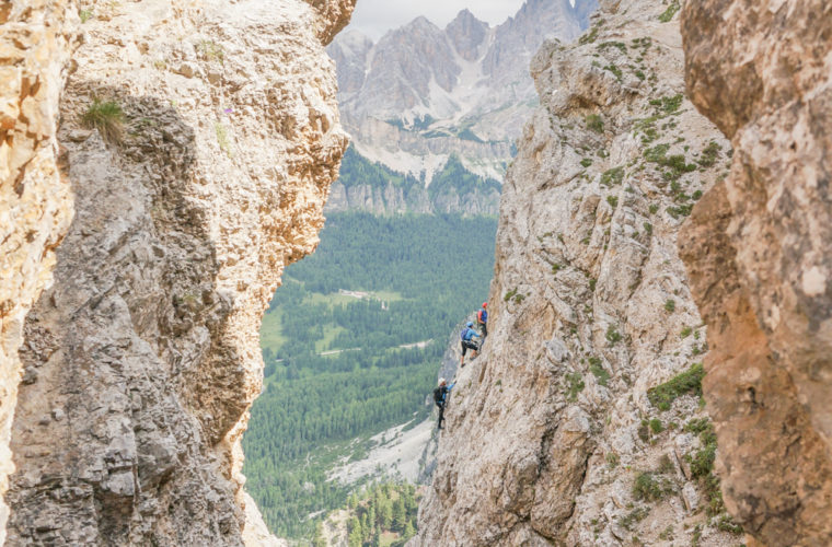 via ferrata sci club 18 Klettersteig Alpinschule Drei Zinnen (29)