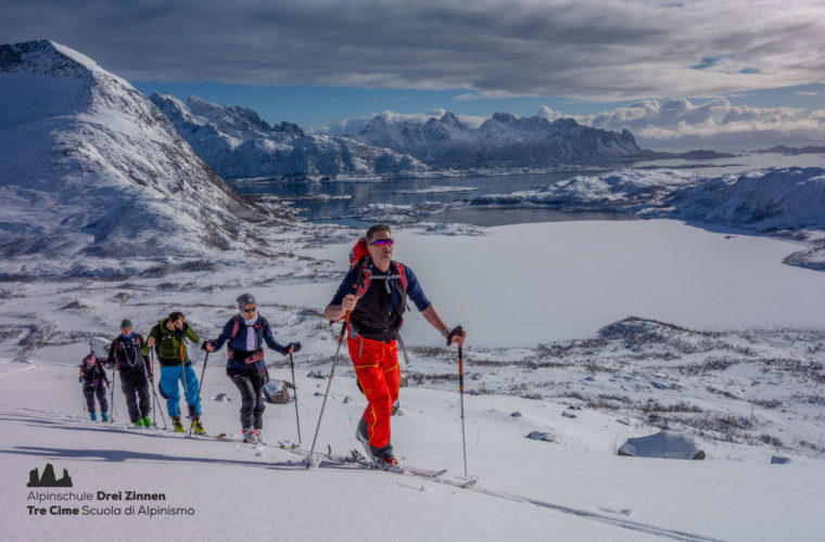 Lofoten Alpinschule Drei Zinnen Skitour - Skitouring (10)