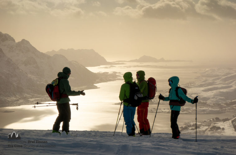 Lofoten Alpinschule Drei Zinnen Skitour - Skitouring (13)