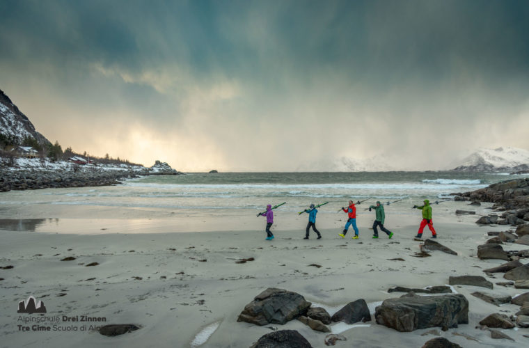 Lofoten Alpinschule Drei Zinnen Skitour - Skitouring (14)