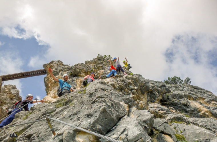 Klettersteig Pomedes Ra Pegna ferrata -1