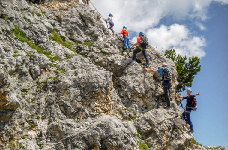 Klettersteig Pomedes Ra Pegna ferrata -2