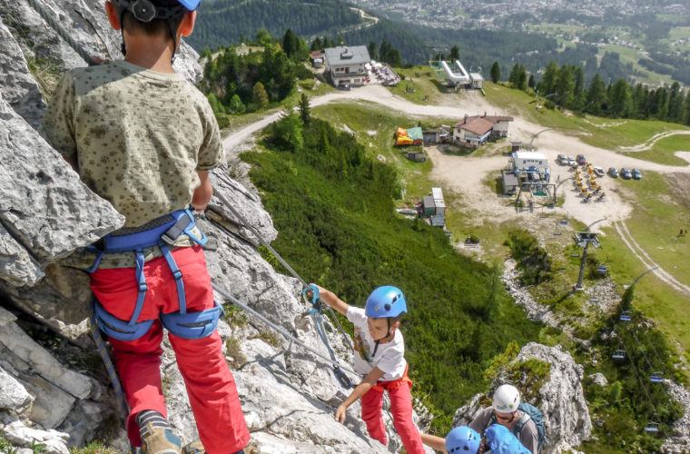 Klettersteig Pomedes Ra Pegna ferrata -5