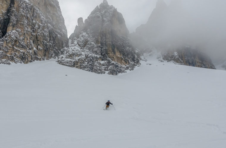 Skitour Mittagstal Val Mesdi Alpinschule Drei Zinnen freeride (1)