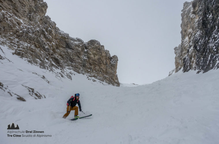 Skitour Mittagstal Val Mesdi Alpinschule Drei Zinnen freeride (3)