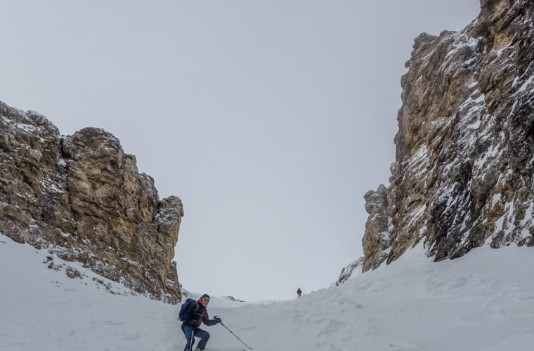 Skitour Mittagstal Val Mesdi Alpinschule Drei Zinnen freeride (4)