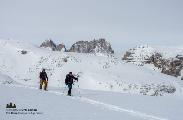 Skitour Mittagstal Val Mesdi Alpinschule Drei Zinnen freeride (5)