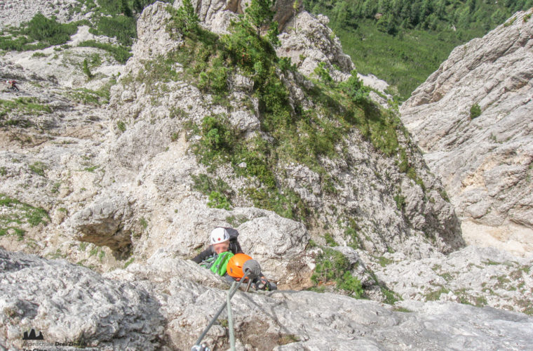 via ferrat Sas de Stria Hexenstein Klettersteig Alpinschule Drei Zinnen-1