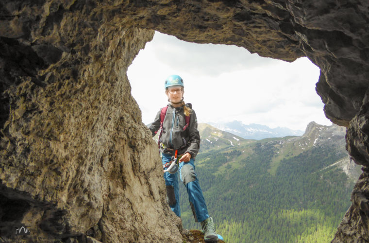 via ferrat Sas de Stria Hexenstein Klettersteig Alpinschule Drei Zinnen-16