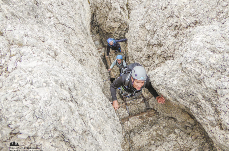 via ferrat Sas de Stria Hexenstein Klettersteig Alpinschule Drei Zinnen-20