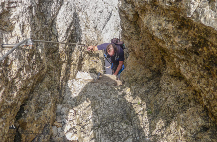 via ferrat Sas de Stria Hexenstein Klettersteig Alpinschule Drei Zinnen-23