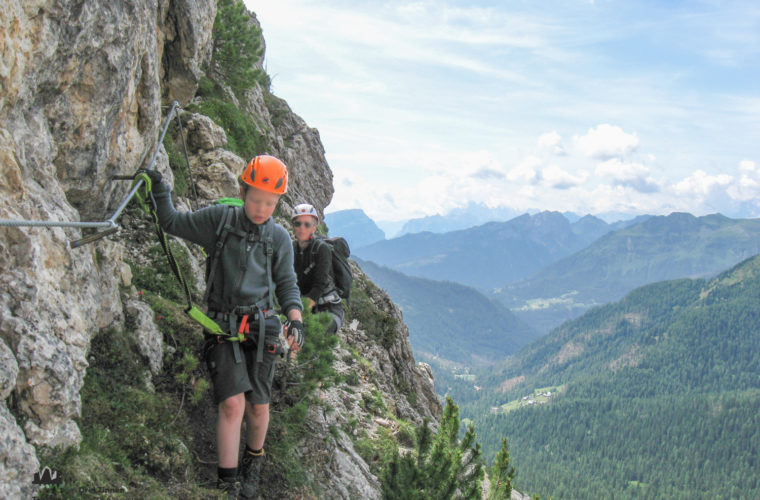 via ferrat Sas de Stria Hexenstein Klettersteig Alpinschule Drei Zinnen-3