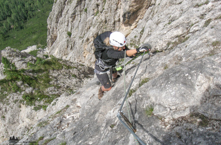 via ferrat Sas de Stria Hexenstein Klettersteig Alpinschule Drei Zinnen-5