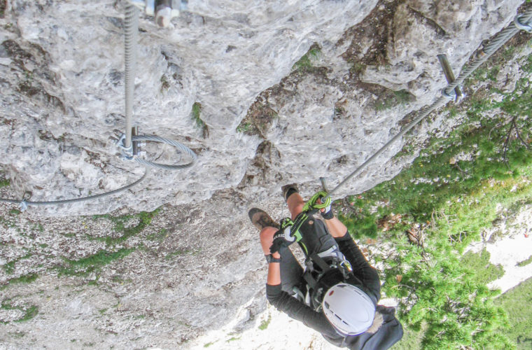 via ferrat Sas de Stria Hexenstein Klettersteig Alpinschule Drei Zinnen-6