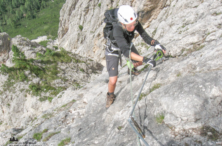 via ferrat Sas de Stria Hexenstein Klettersteig Alpinschule Drei Zinnen-7