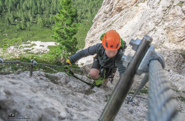 via ferrat Sas de Stria Hexenstein Klettersteig Alpinschule Drei Zinnen-8