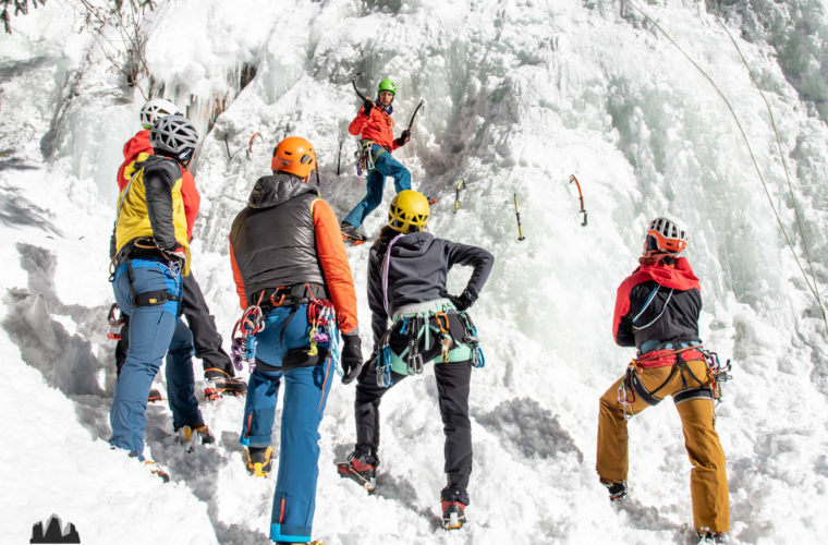 Eisklettern - arrampicata su ghiaccio - ice climbing - Alpinschule Drei Zinnen 2020 (15)