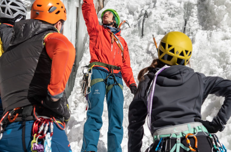 Eisklettern - arrampicata su ghiaccio - ice climbing - Alpinschule Drei Zinnen 2020 (17)