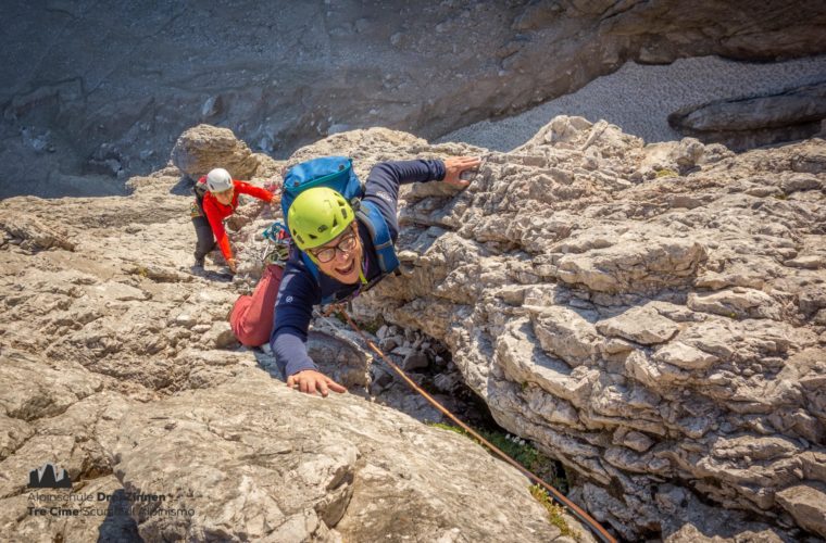 Demuthkante Westliche Zinne - Cima ovest demuth - Alpinschule Drei Zinnen 2020 (1)