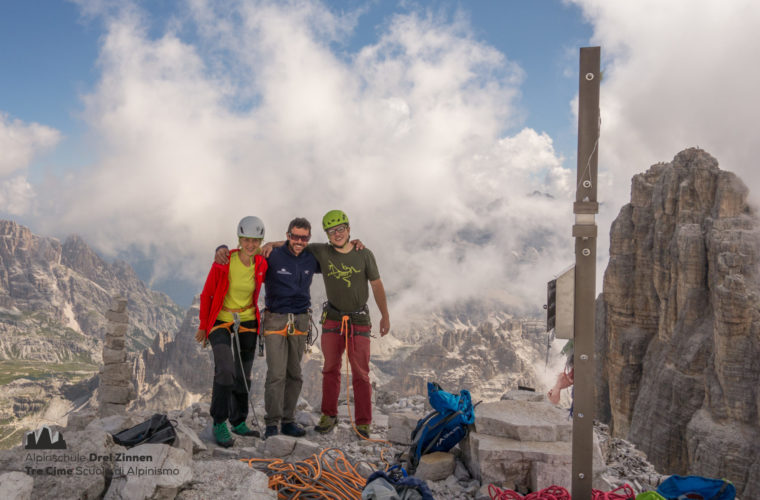 Demuthkante Westliche Zinne - Cima ovest demuth - Alpinschule Drei Zinnen 2020 (5)