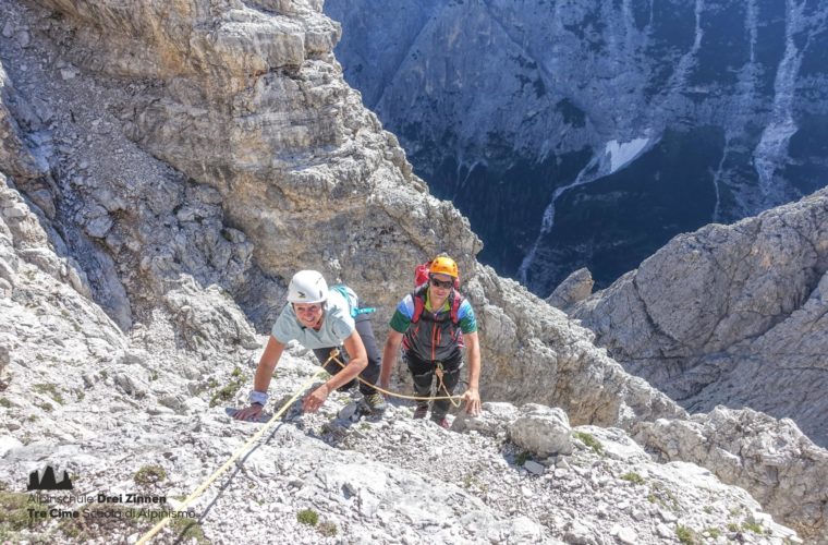 Einserkofel Einser - Cima Una Dolomiti - Alpinschule Drei Zinnen 2020 (9)