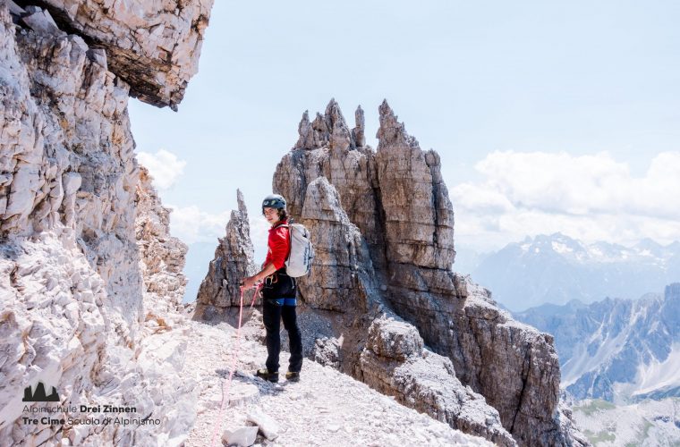 Westliche Zinne Gretaline Cima Ovest Alpinschule Drei Zinnen (12)