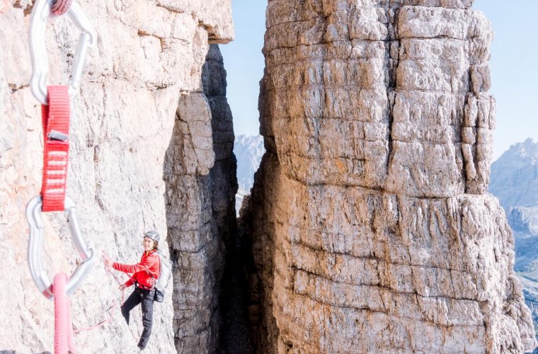 Westliche Zinne Gretaline Cima Ovest Alpinschule Drei Zinnen (3)