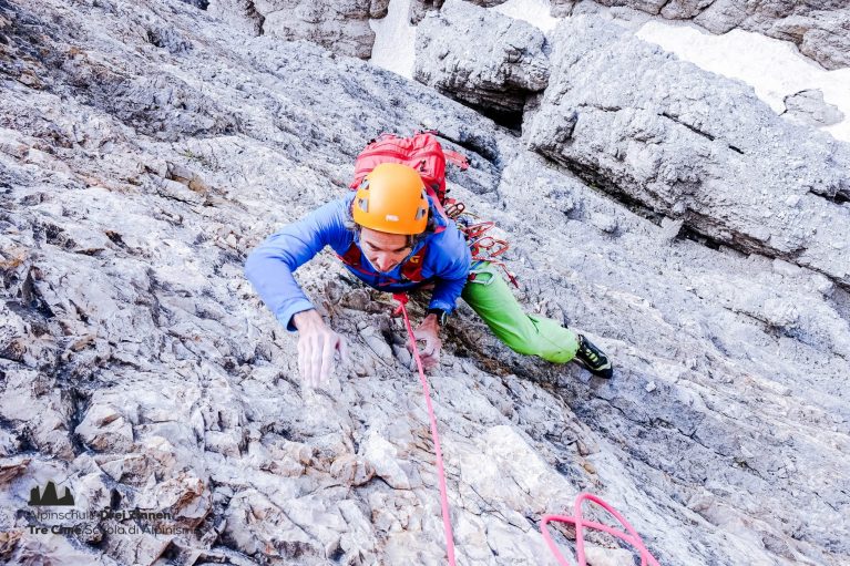 Zinnfiziert Westliche Zinne Cima Ovest Alpinschule Drei Zinnen