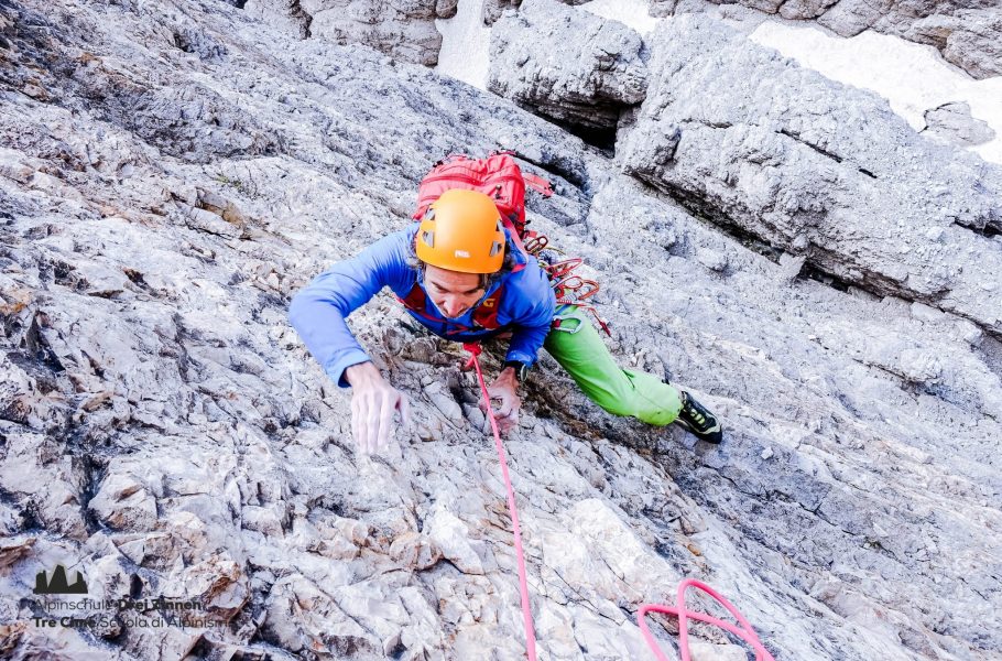 Zinnfiziert Westliche Zinne Cima Ovest Alpinschule Drei Zinnen