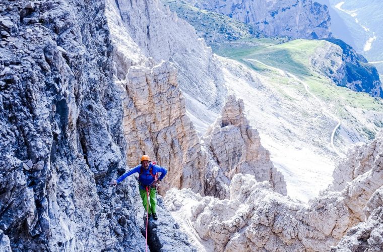 Zinnfiziert Westliche Zinne Cima Ovest Alpinschule Drei Zinnen (6)