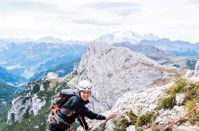 Lagazuoi - via del Buco - Alpinschule Drei Zinnnen (9)