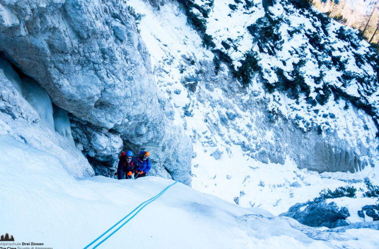Eisklettern - arrampicata su ghiaccio - ice climbing - Alpinschule Drei Zinnen (5)
