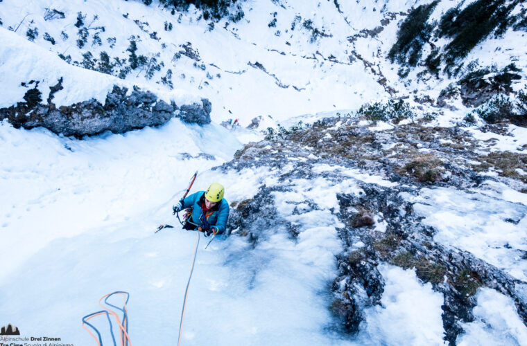 Eisklettern arrampicata su ghiaccio ice climbing - Sappada Ploden - Alpinschule Drei Zinnen (1)