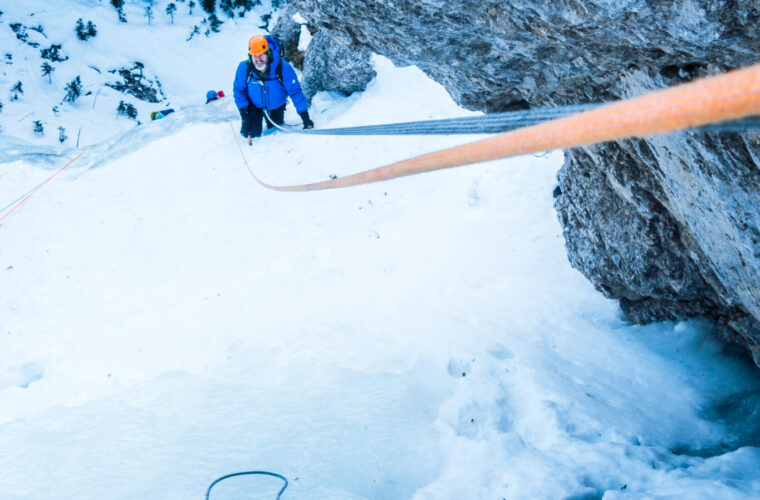 Eisklettern arrampicata su ghiaccio ice climbing - Sappada Ploden - Alpinschule Drei Zinnen (6)