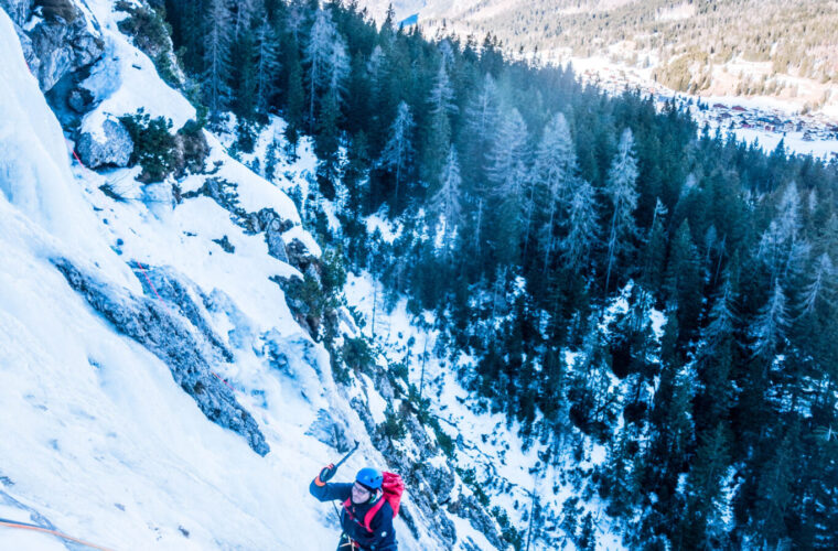 Eisklettern arrampicata su ghiaccio ice climbing - Sappada Ploden - Alpinschule Drei Zinnen (8)